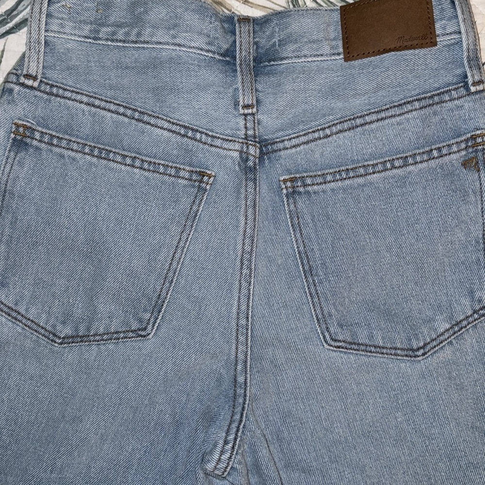 Madewell Baggy Straight Jeans in Berteau Wash Size 23 NWT - Picture 5 of 12